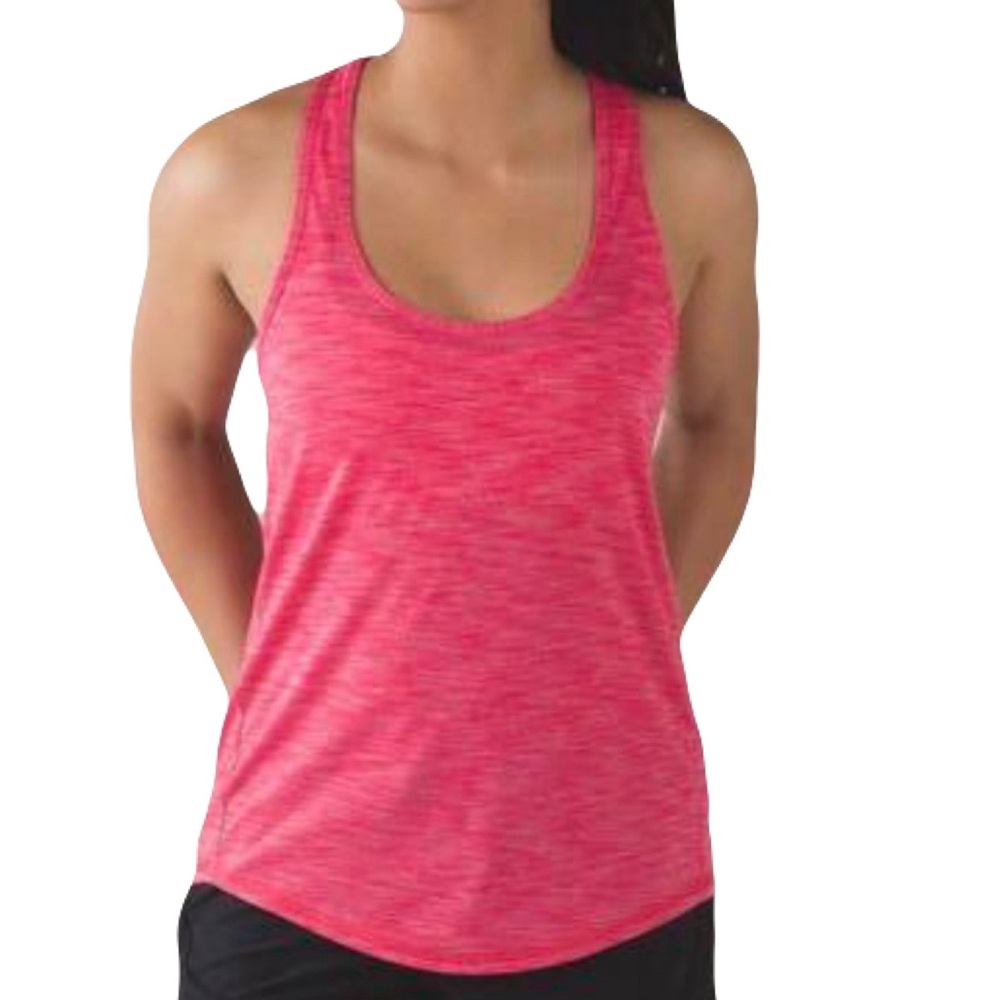 Lululemon bright pink tank top